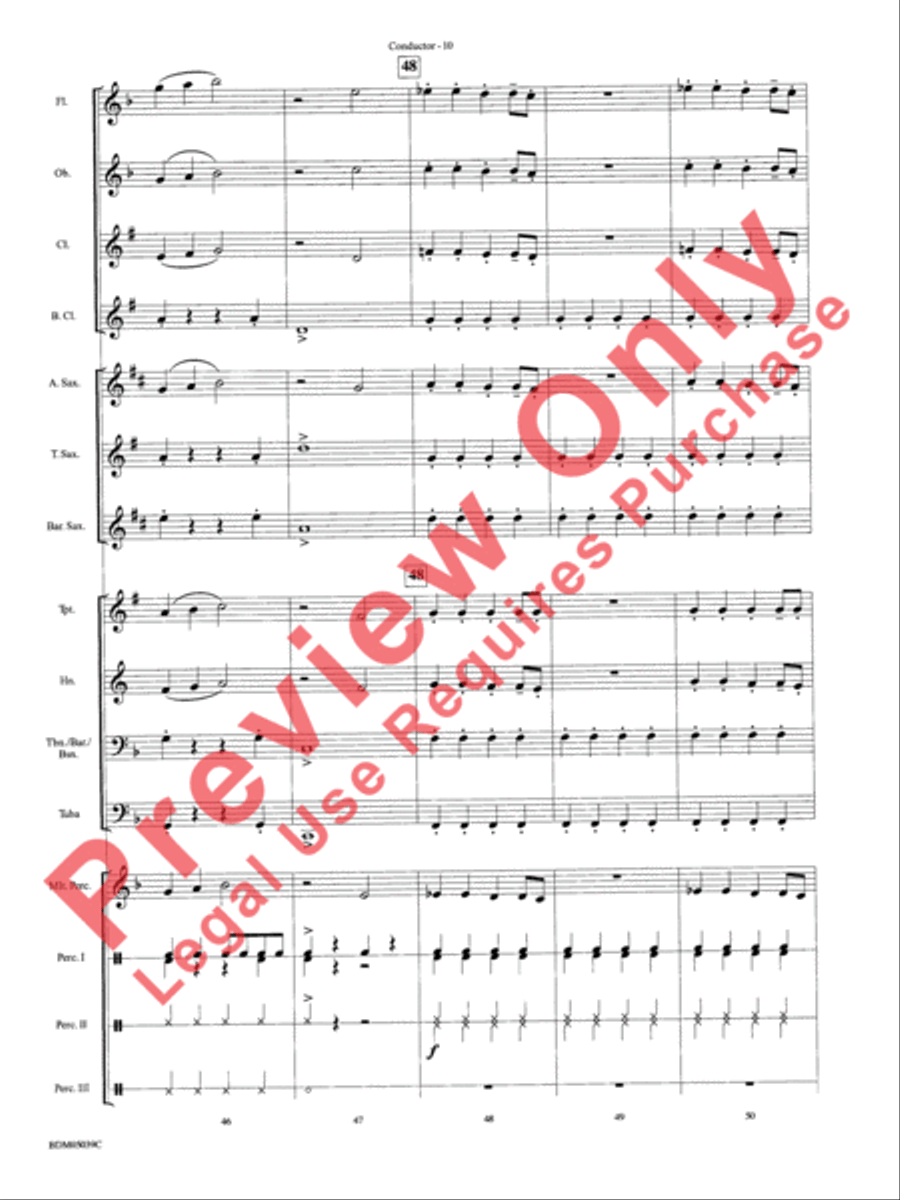 Yo Christmas Tree! (based on O Christmas Tree) Concert Band scores gallery preview page 12