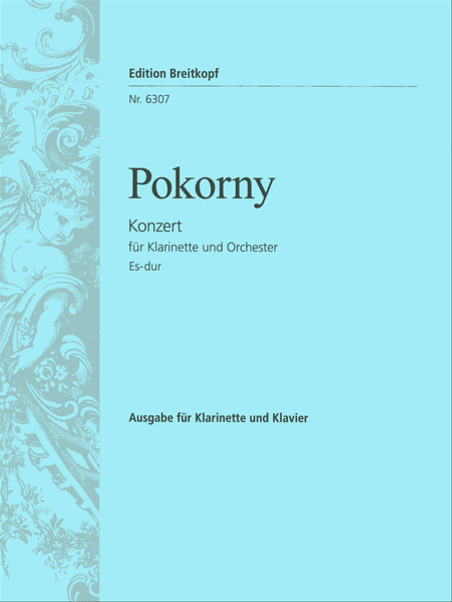 Clarinet Concerto in Eb major Clarinet Solo scores gallery preview page 1