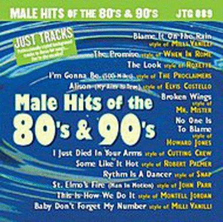 Male Hits Of The 80's & 90's (Karaoke CDG) image number null