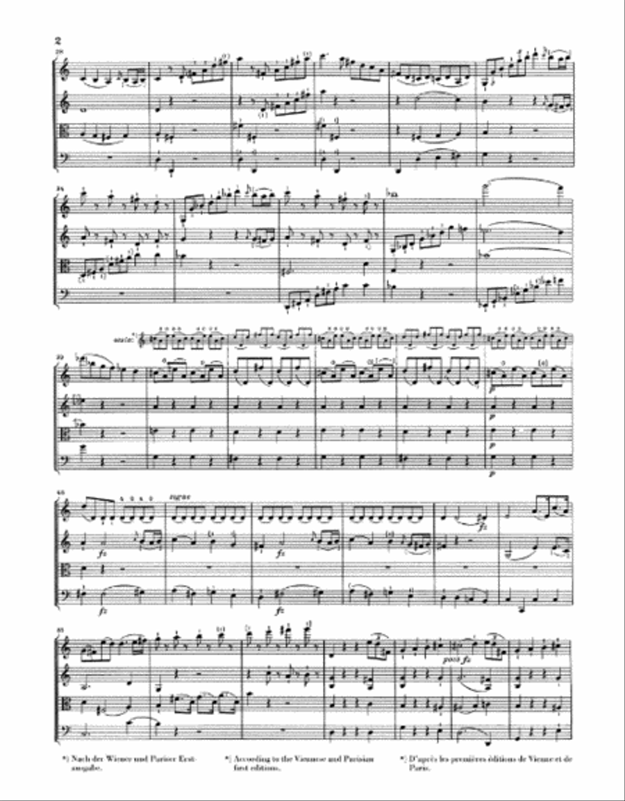 String Quartets Volume 8, Op. 64 (Second Tost Quartets) String Quartet scores gallery preview page 3