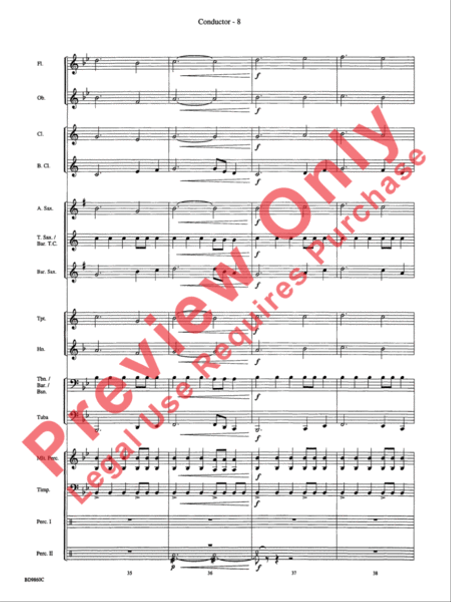Quintilian Quintilian Concert Band scores gallery preview page 10