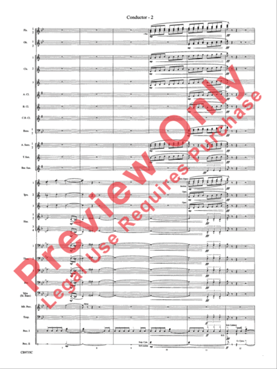 Strike Up the Band Concert Band scores gallery preview page 5