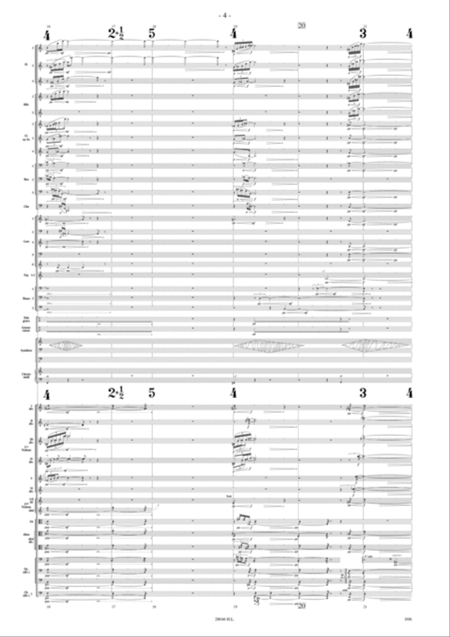Terre D'Ombre Terre D'Ombre Orchestra scores gallery preview page 4