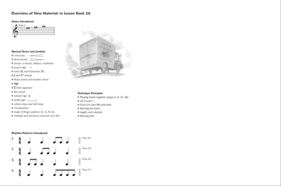 Premier Piano Course Lesson Book, Book 2A Piano Method scores gallery preview page 2