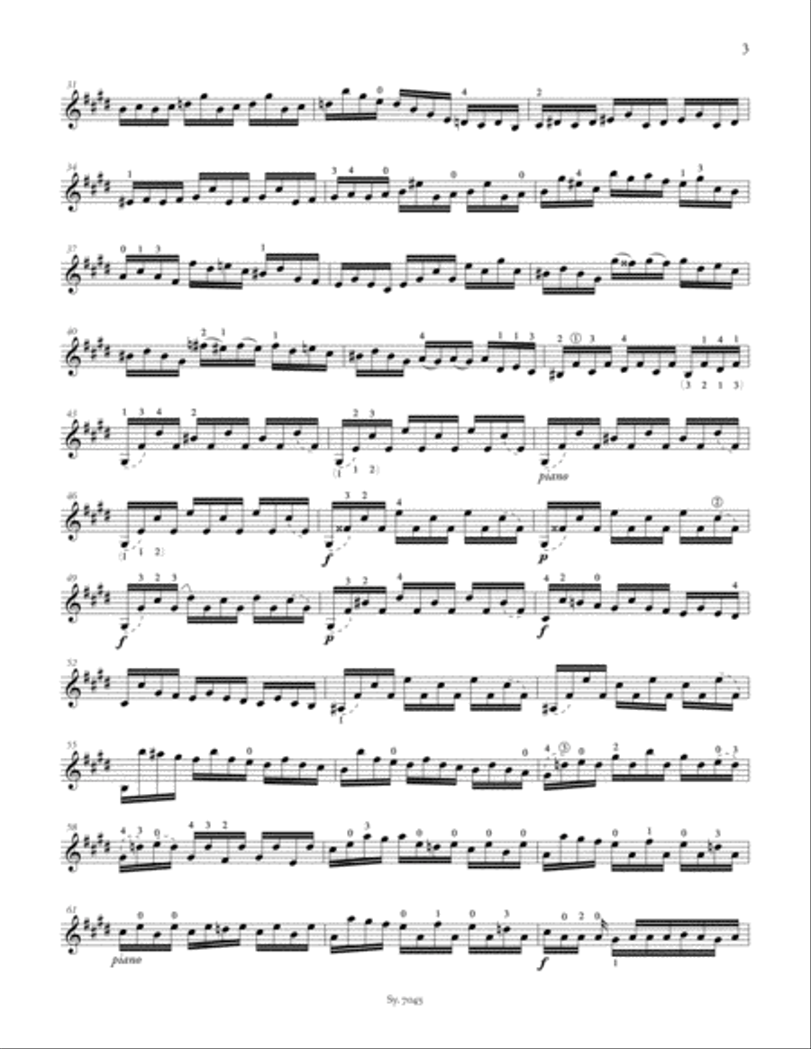 Partita III, BWV 1006 Violin Solo scores gallery preview page 2