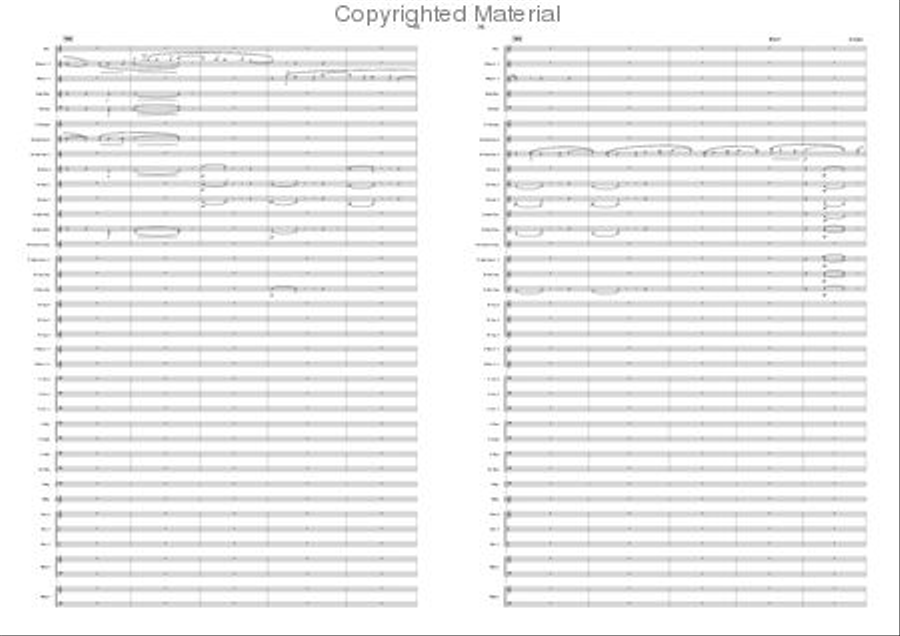 Variations on a Pentatonic Theme Concert Band scores gallery preview page 18