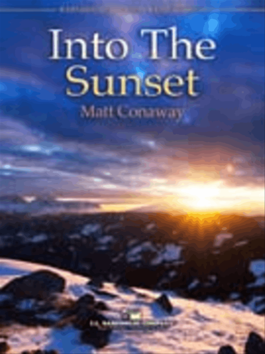Into The Sunset Concert Band scores gallery preview page 1