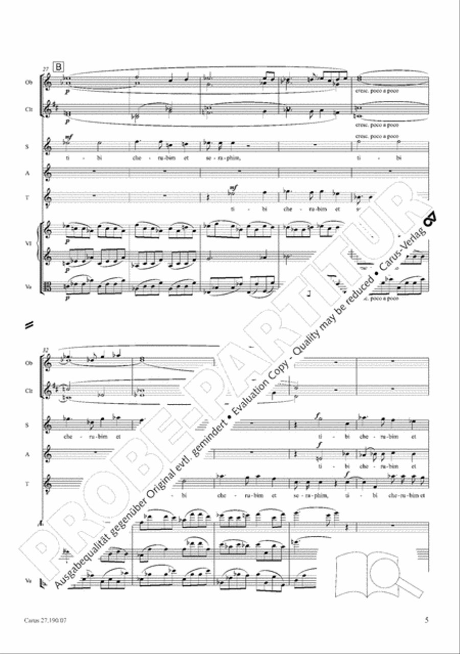 Te Deum 4-Part scores gallery preview page 13