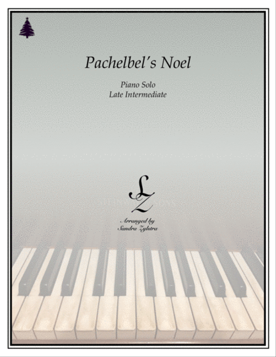 Pachelbel's Noel (late intermediate piano solo) Piano Solo scores gallery preview page 1