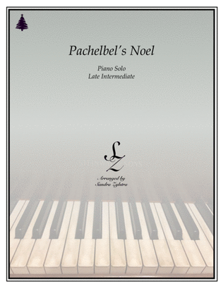 Book cover for Pachelbel's Noel (late intermediate piano solo)