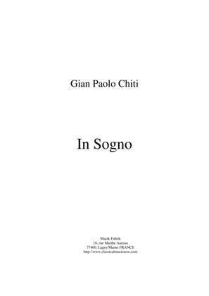 Gian Paolo Chiti: In Sogno for two flutes (doubling piccolo, C flute, alto flute and bass flute) and
