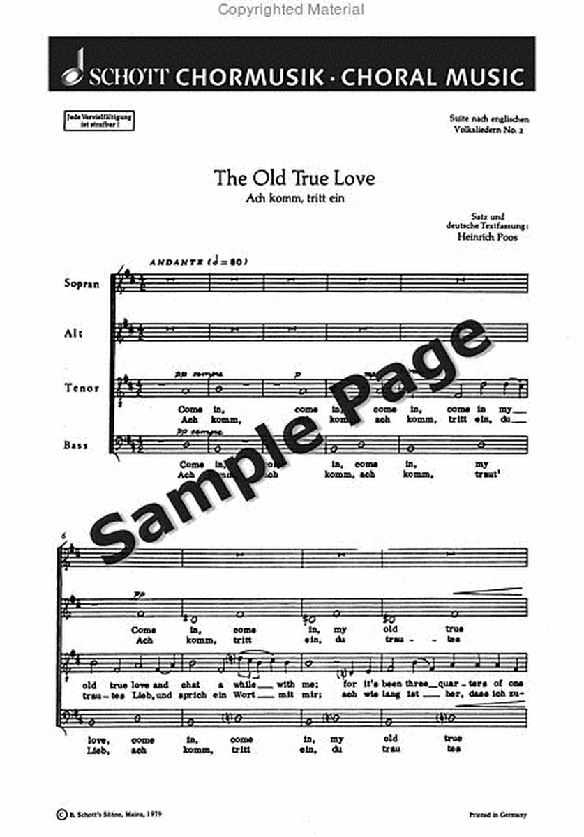 English Folksongs 2: Old True Love