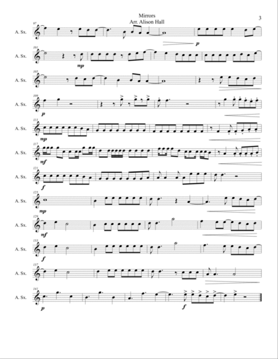 Mirrors Woodwind Quartet scores gallery preview page 6