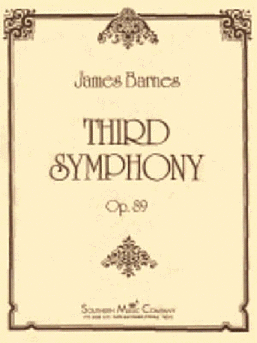 Third Symphony Concert Band scores gallery preview page 1