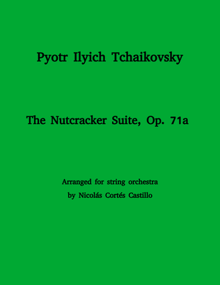 Book cover for Tchaikovsky - Nutcracker Suite Op. 71a for String Orchestra
