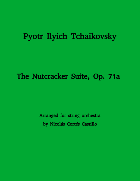 Tchaikovsky - Nutcracker Suite Op. 71a for String Orchestra image number null