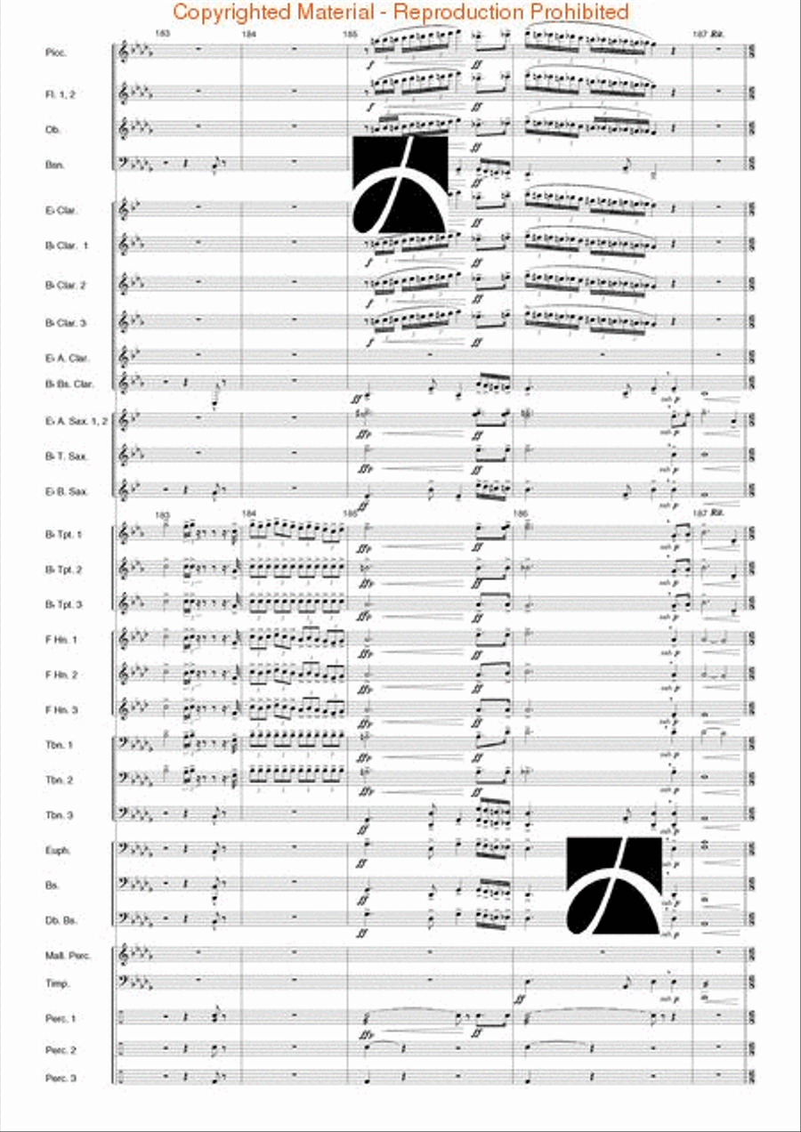 Virginia Concert Band scores gallery preview page 30