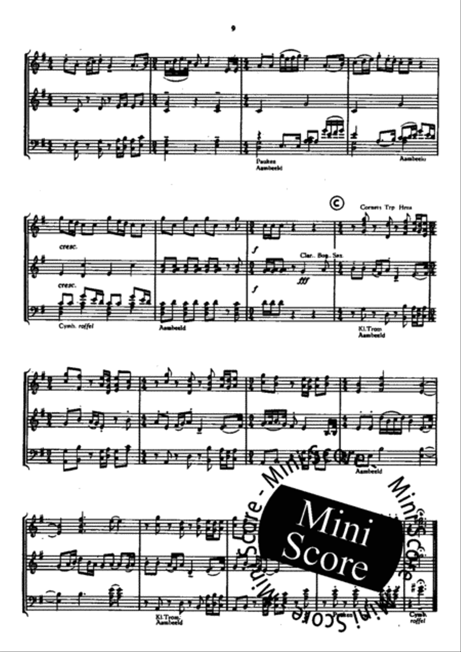 Second Suite Concert Band scores gallery preview page 13