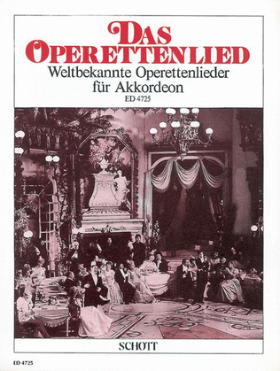 Book cover for Das Operettenlied