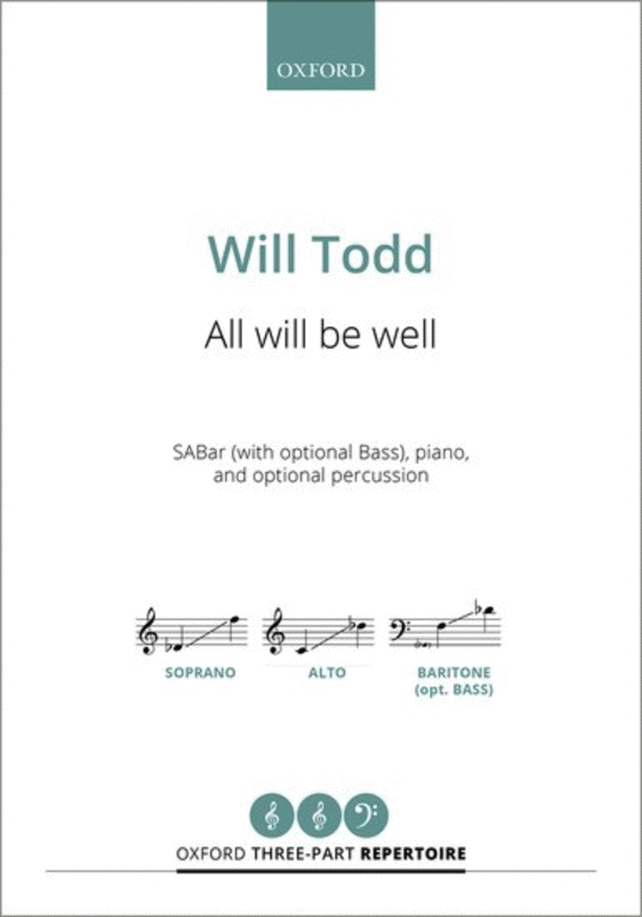 All will be well Choir scores gallery preview page 1