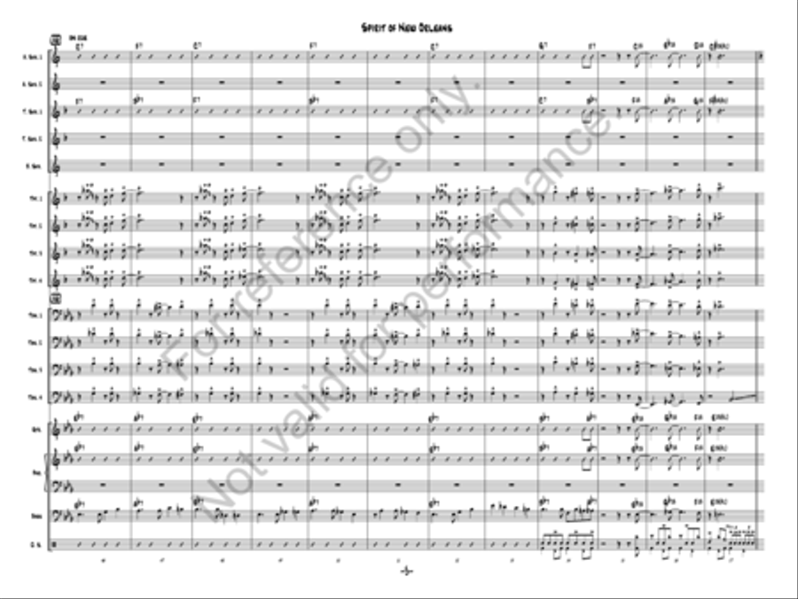 Spirit of New Orleans Jazz Ensemble scores gallery preview page 6