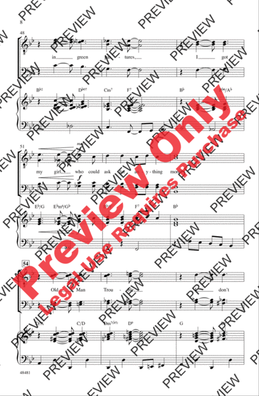 I Got Rhythm I Got Rhythm Men's Choir scores gallery preview page 7