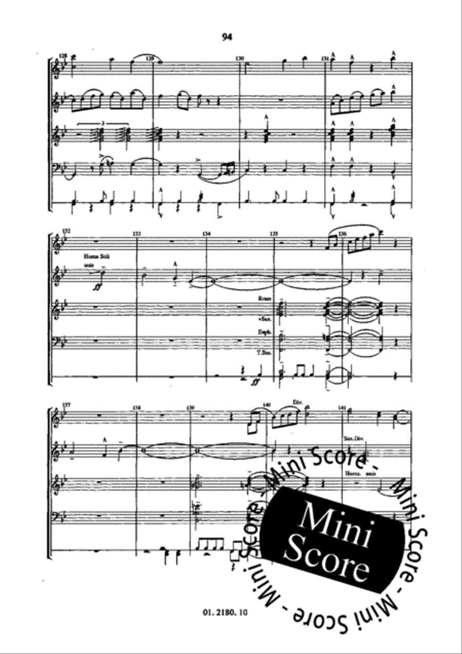 Brazilian Suite Brazilian Suite Concert Band scores gallery preview page 100