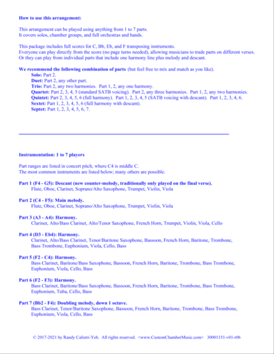 Christmas Carols for All, Volume 3 (Flexible Ensemble) Small Ensemble scores gallery preview page 4