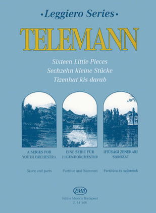 Book cover for Sixteen Little Pieces For Youth String Orchestra