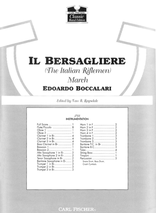 Book cover for Il Bersagliere (The Italian Riflemen) March