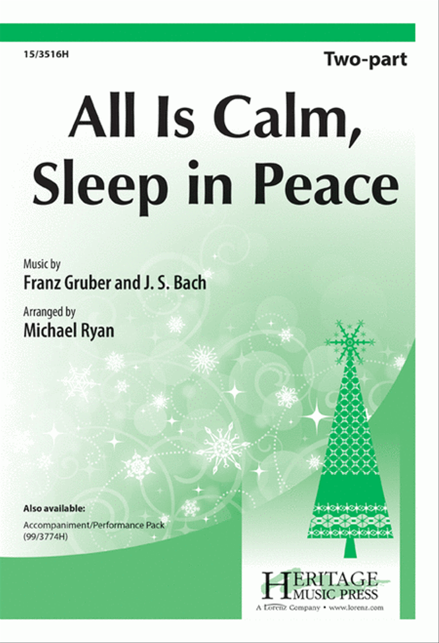 All is Calm, Sleep in Peace 2-Part scores gallery preview page 1