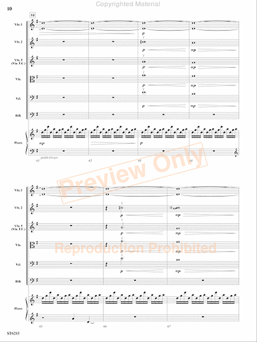 Possibilities... String Orchestra scores gallery preview page 11