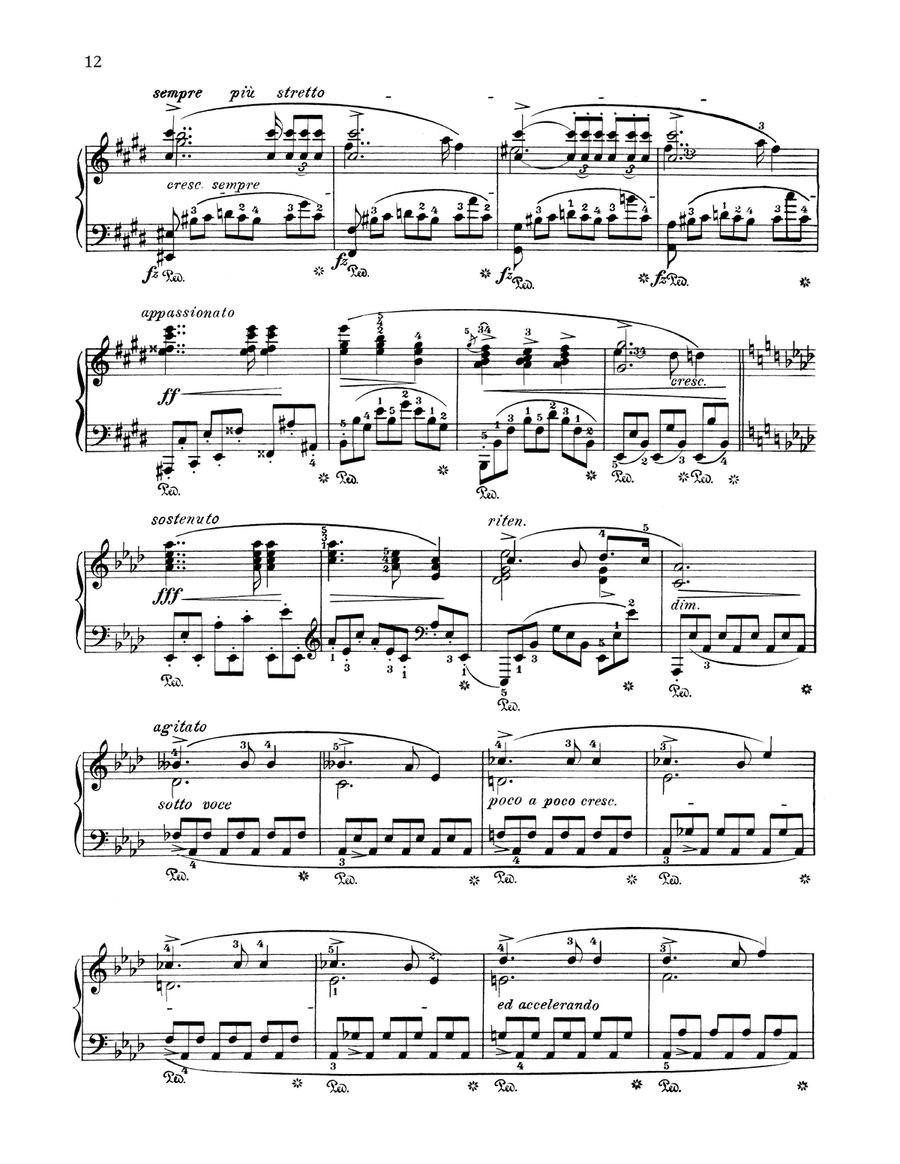 Nocturne, Op. 27, No. 1 Piano Solo scores gallery preview page 3