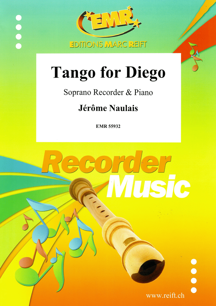 Tango for Diego Soprano Recorder scores gallery preview page 1