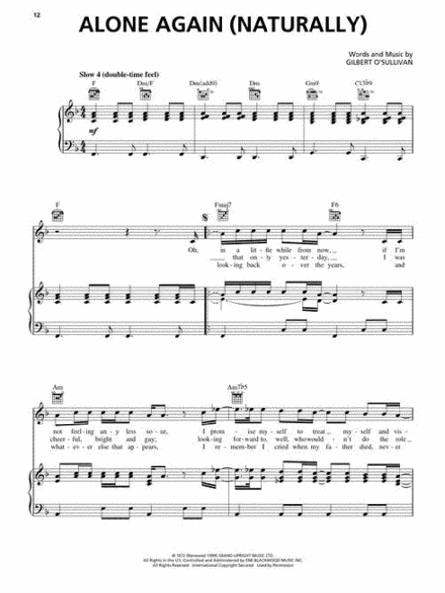 The Most Requested Songs of the '70s Piano, Vocal, Guitar scores gallery preview page 7