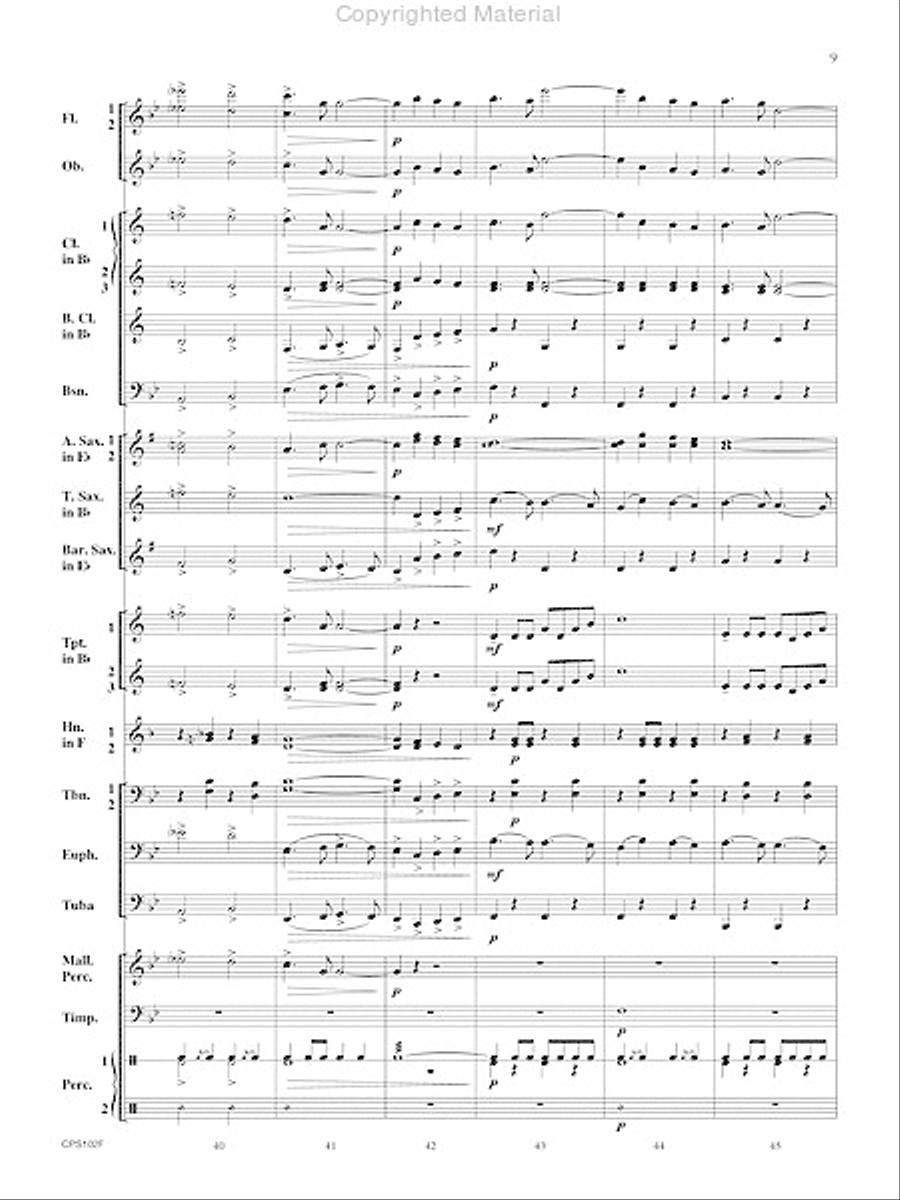 Rifle Regiment Rifle Regiment Concert Band scores gallery preview page 10