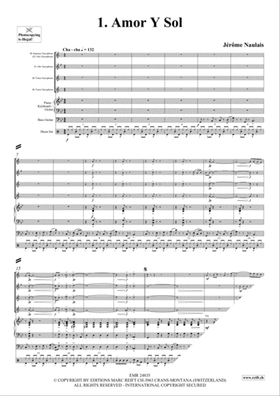 Play With Your Band Volume 1 Saxophone Quartet scores gallery preview page 4