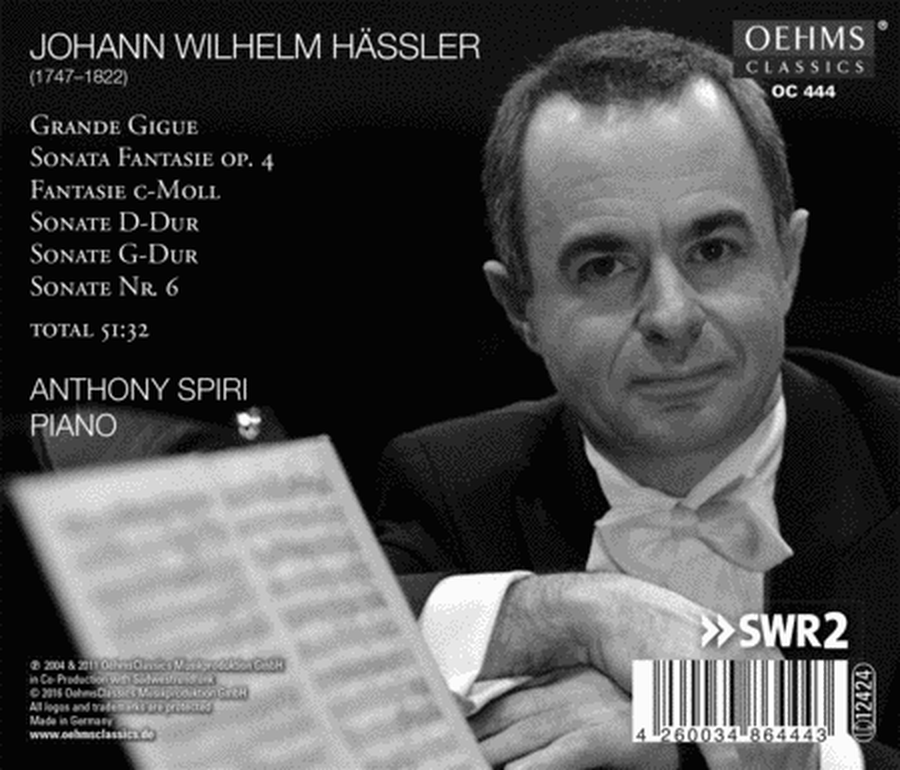 Johann Wilhelm Hassler: Piano Works
