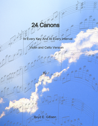 24 Short Canons In Every Key and at Every Interval