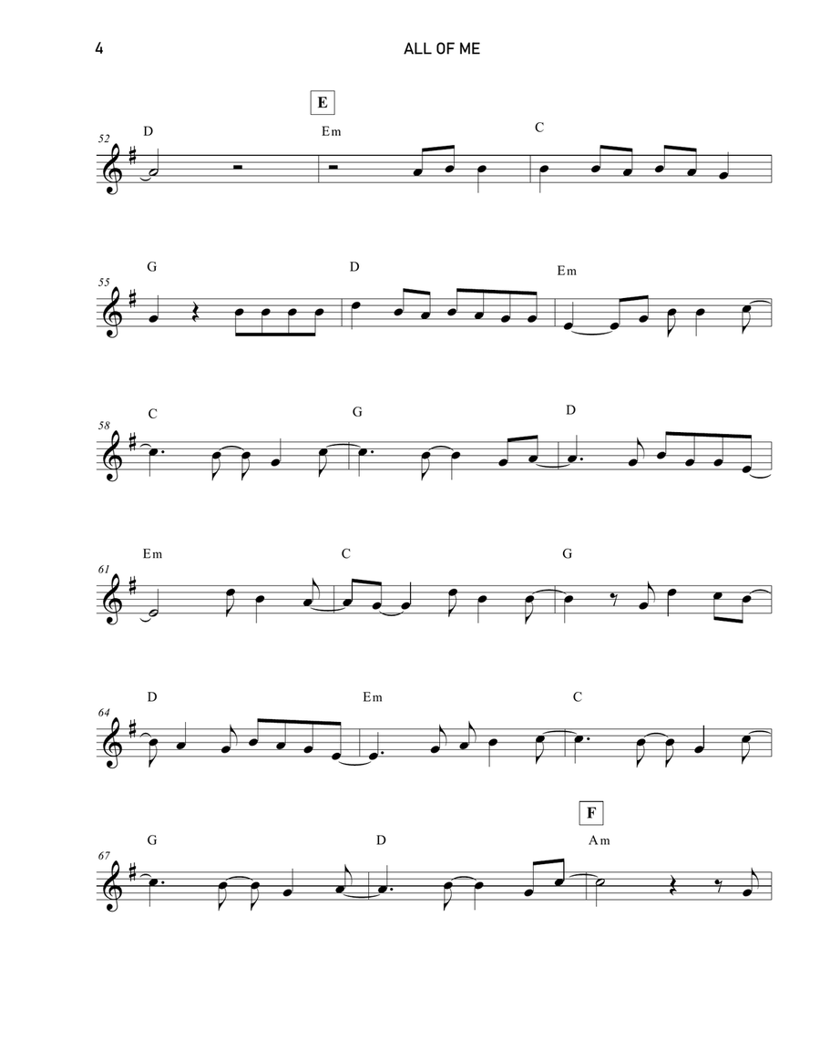 All Of Me All Of Me Chamber Music scores gallery preview page 4