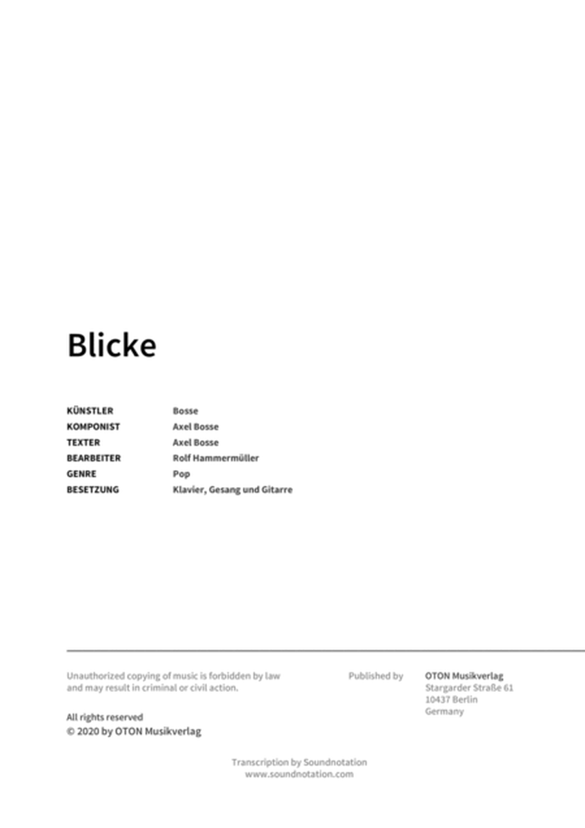 Blicke image number null