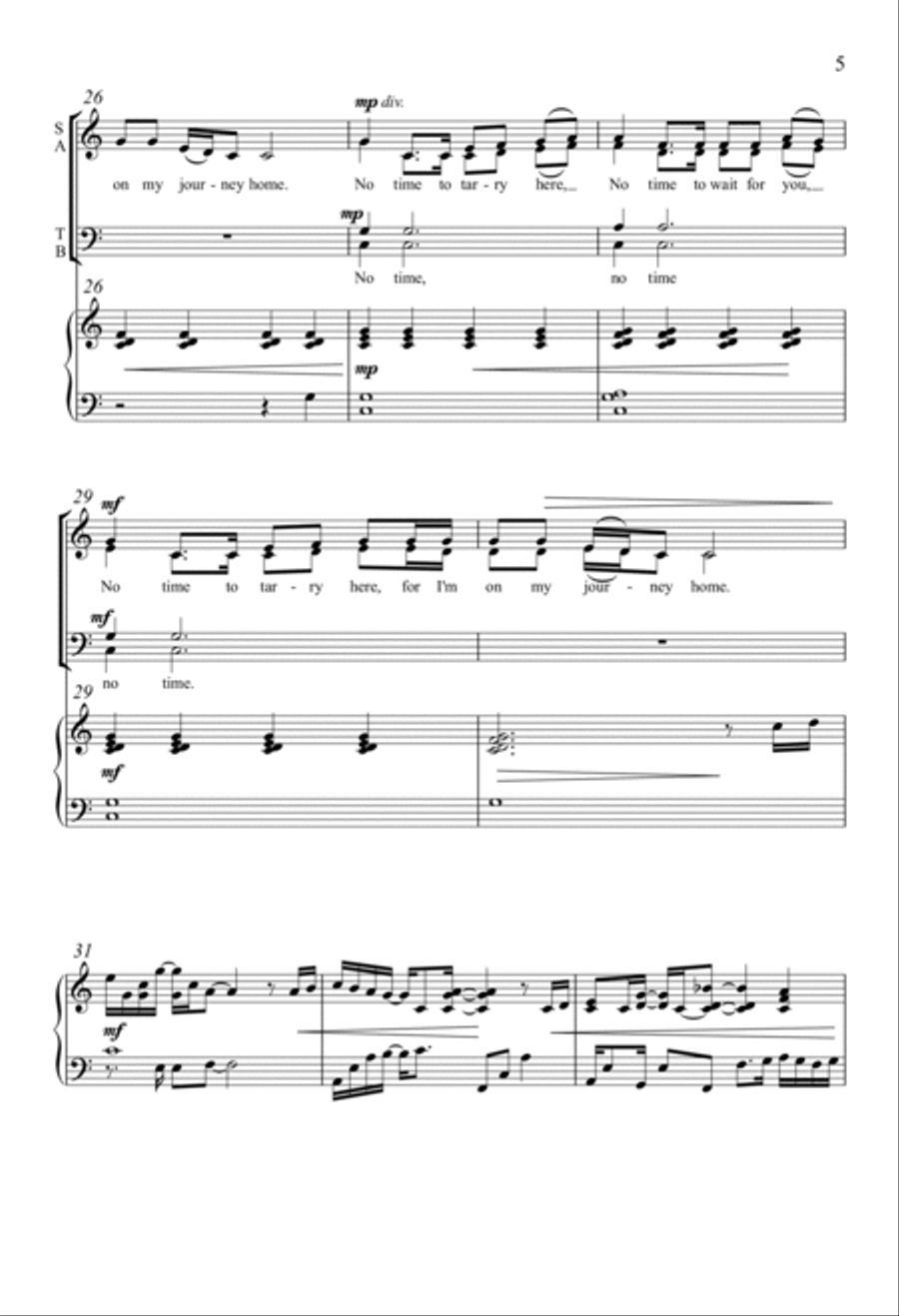 No Time 4-Part scores gallery preview page 4