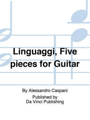 Linguaggi, Five pieces for Guitar