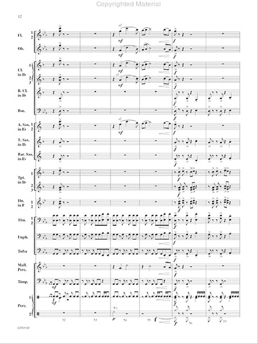 Mystic Portal Concert Band scores gallery preview page 13