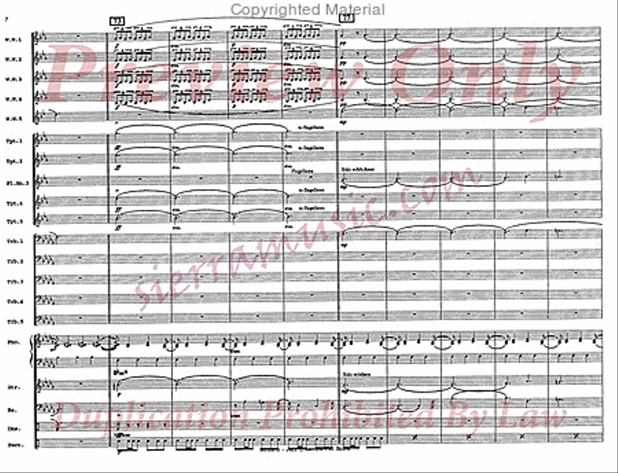 Minuano (six eight) Big Band scores gallery preview page 9