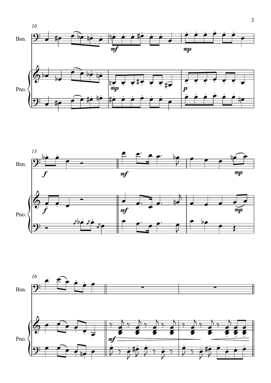 Going Christmas Krackers! Bassoon scores gallery preview page 3