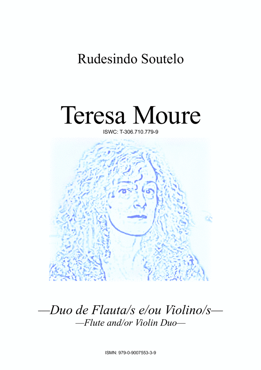 Teresa Moure (Flute and/or Violin Duo) Woodwind Ensemble scores gallery preview page 1