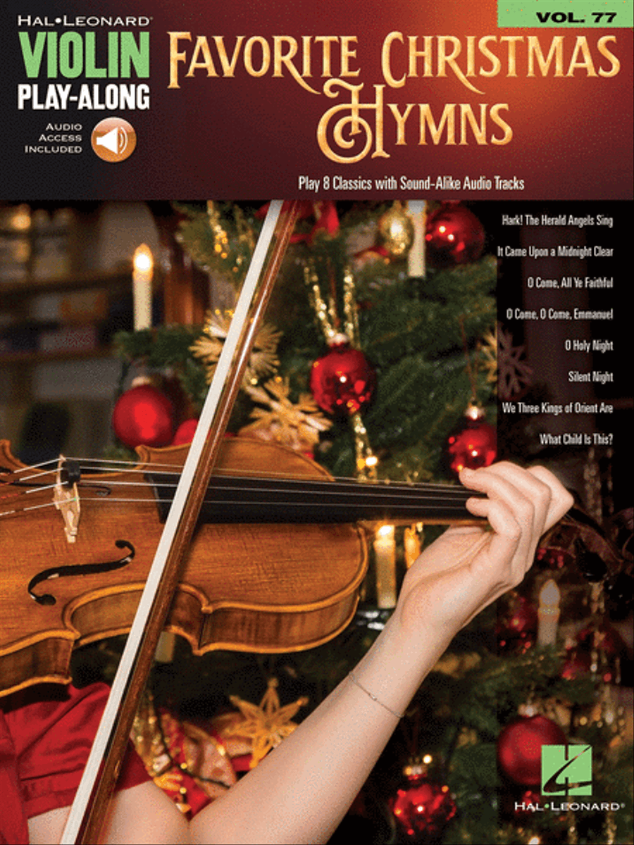Favorite Christmas Hymns Violin Solo scores gallery preview page 1