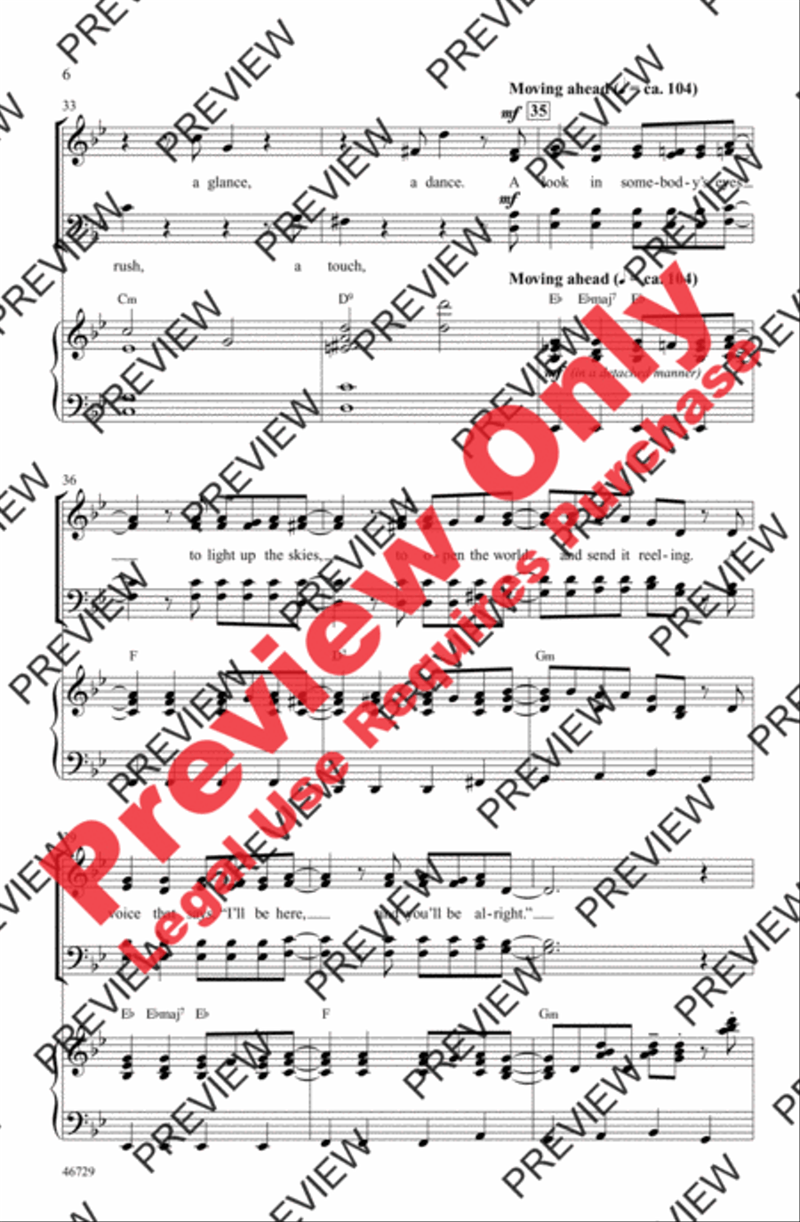 City of Stars 4-Part scores gallery preview page 6
