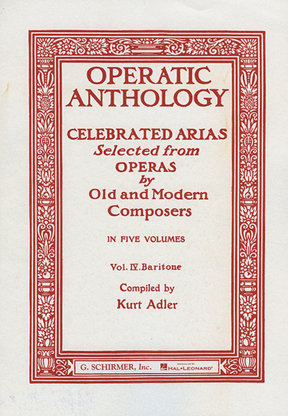 Operatic Anthology – Volume 4